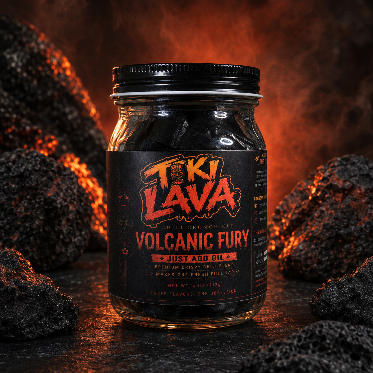 Tiki Lava Chili Crunch Kit — Just Add Oil