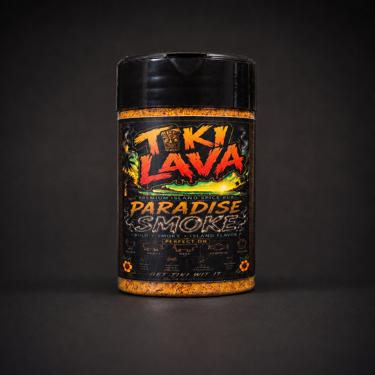 TIKI'S ISLAND SPICE RUB - PARADISE SMOKE
