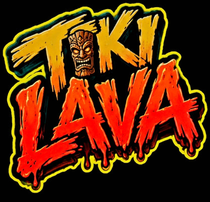 TIKI LAVA's signature 2 pack sticker bundle