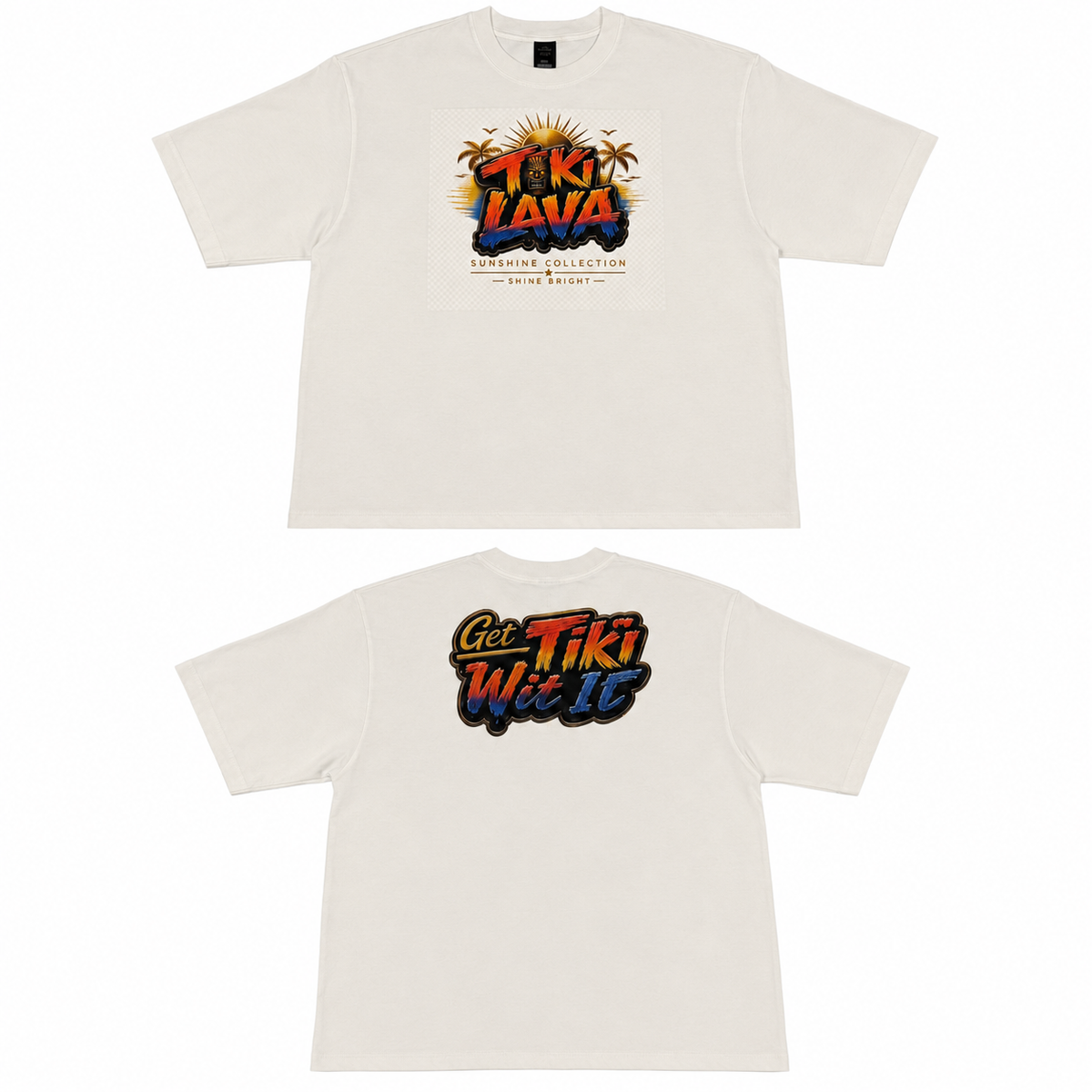 TIKI LAVA - Heavyweight Graphic Tee