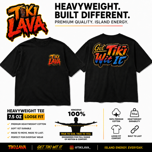 TIKI LAVA - Heavyweight Graphic Tee