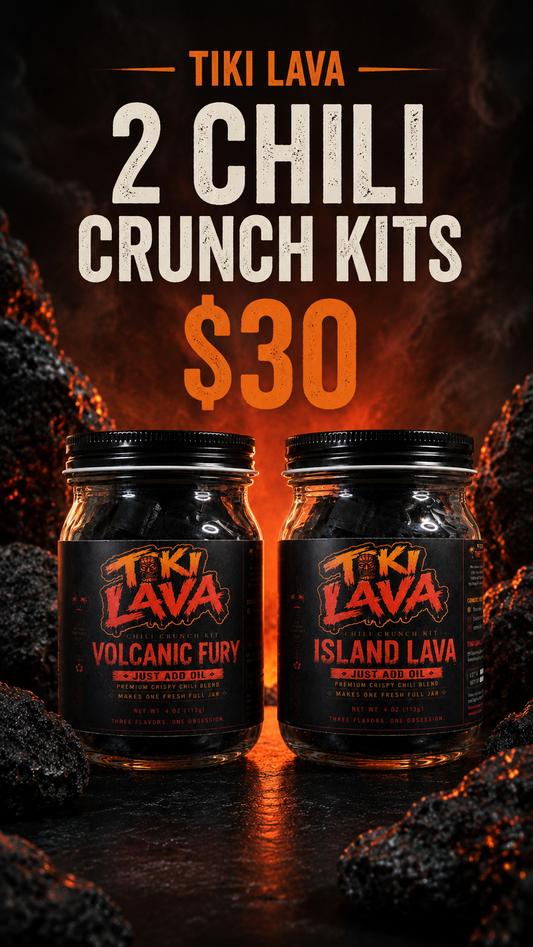 Tiki Lava Chili Crunch Kit Bundle